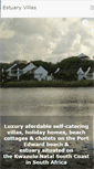 Mobile Screenshot of estuaryvillas.co.za